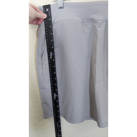 Orvis Women XL Skort Grey Performance Stretch Hiking Athletic Active Side Pocket - Picture 7 of 11
